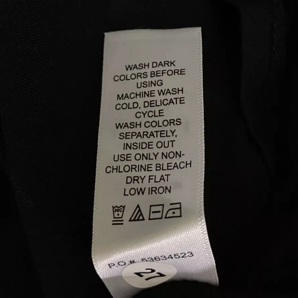 New Jessica London Womens Asymmetrical Blouse Size 22/24 Black Stretch Top - Picture 5 of 6